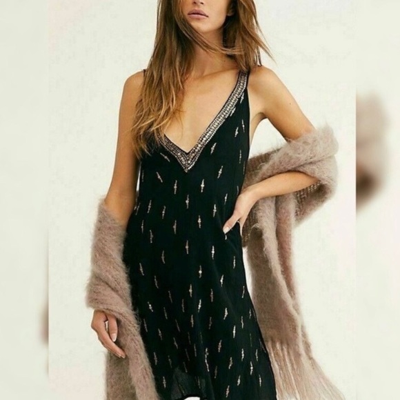 Free People Dresses & Skirts - Free People Rising Sun Slip Dress size Medium